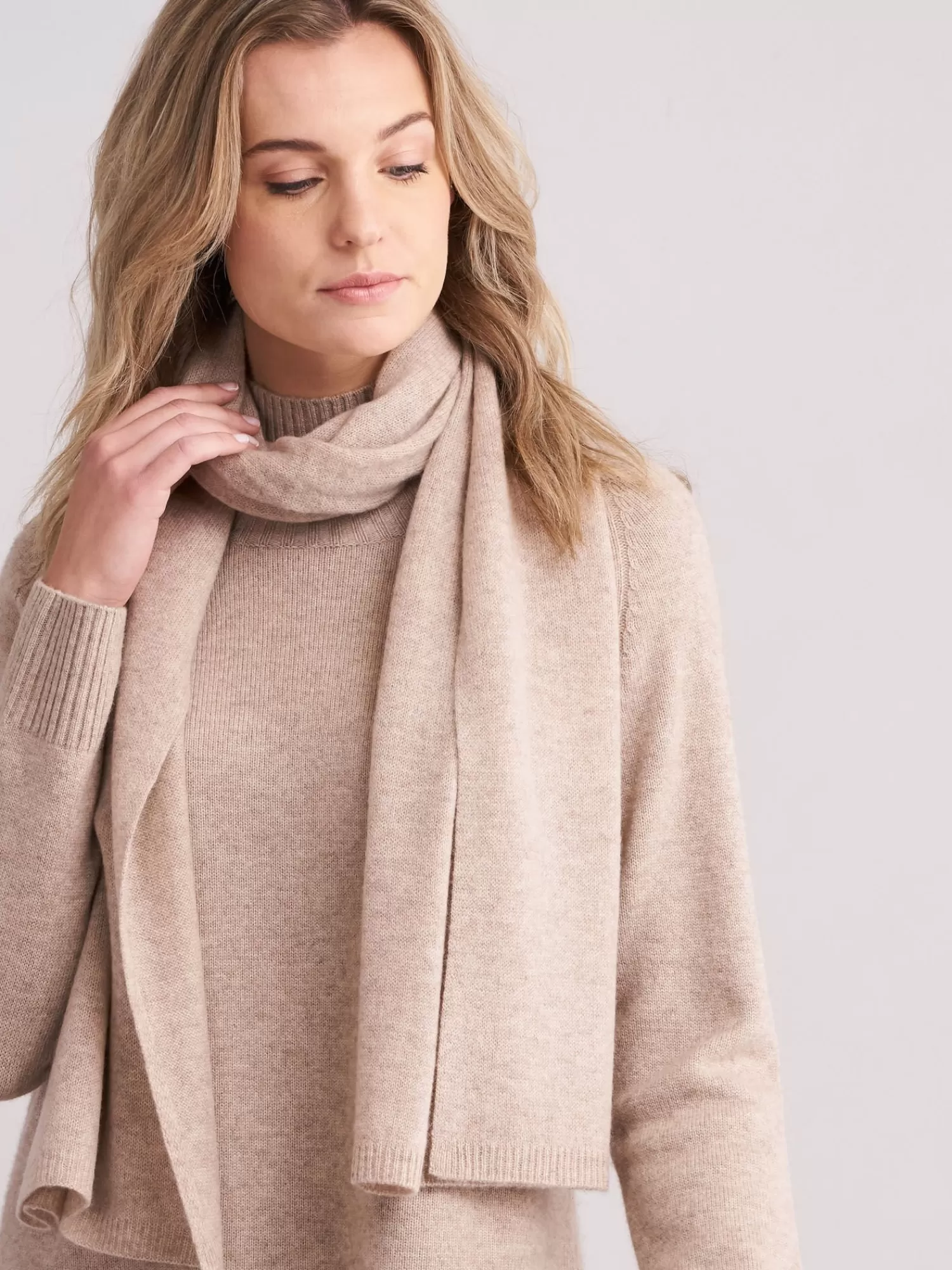 REPEAT cashmere Schals>Basic Kaschmirschal Sand