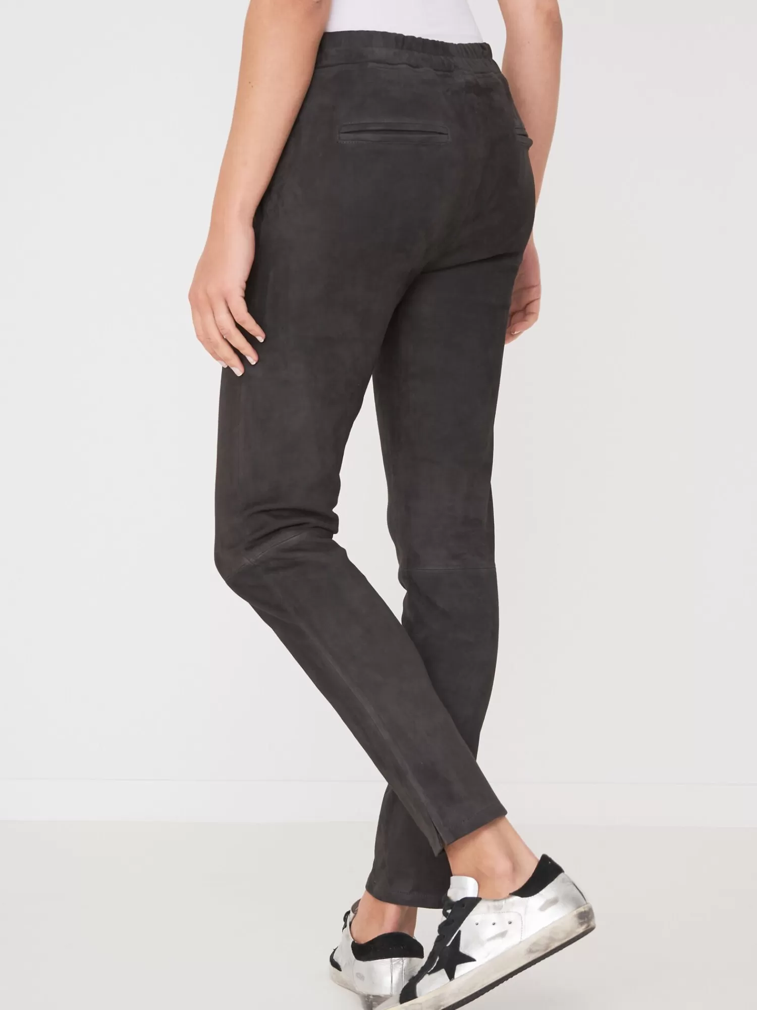 REPEAT cashmere Hosen>Damenhose Aus Velours-Leder Iron