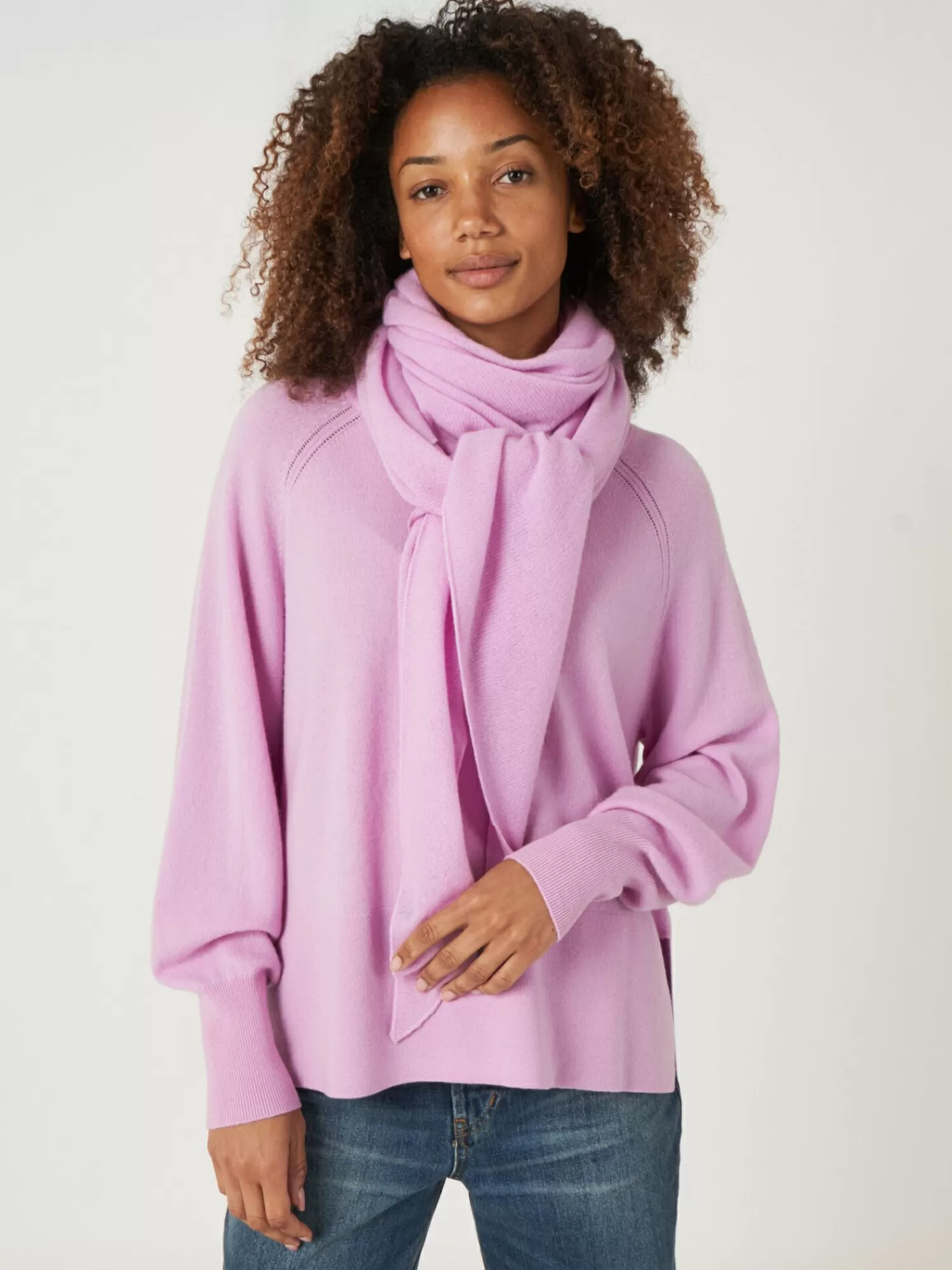 REPEAT cashmere Schals>Dreieckiger Schal Aus Bio-Kaschmir Candy