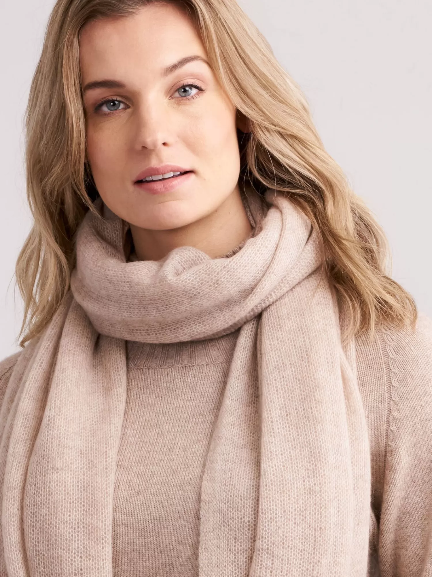 REPEAT cashmere Schals>Oversized Kaschmirschal Sand