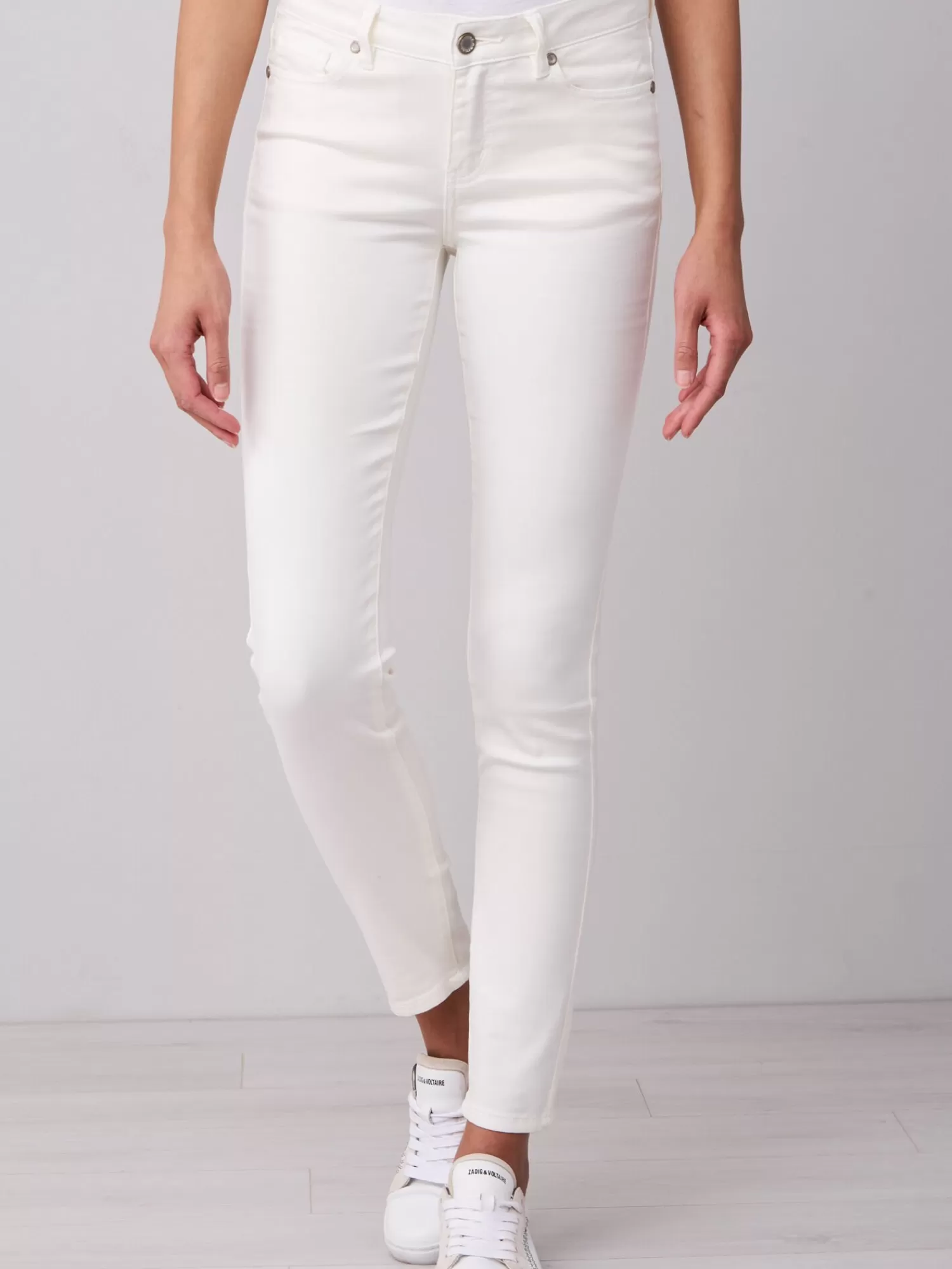 REPEAT cashmere Hosen>Straight-Cut Jeans Cream