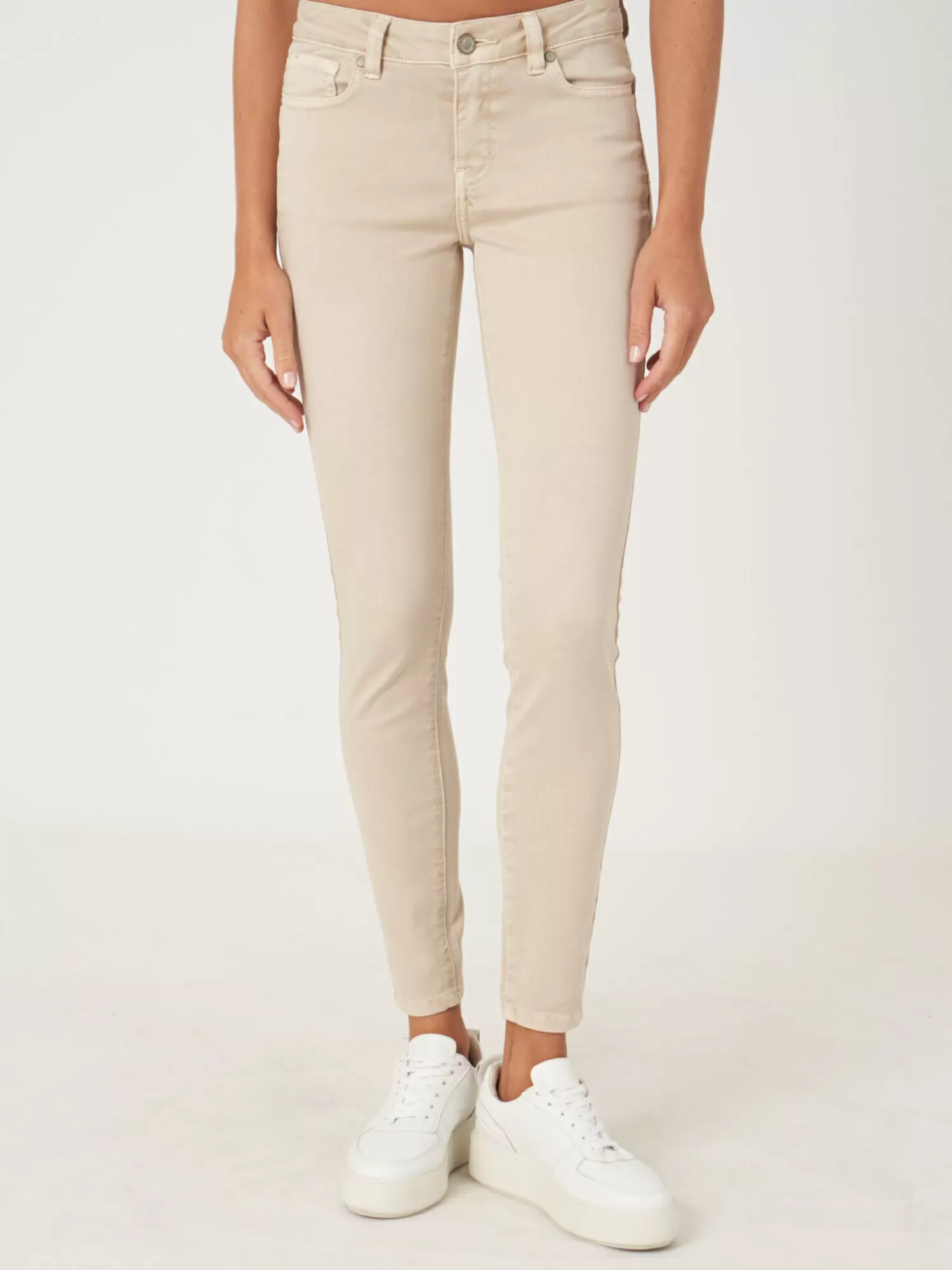 REPEAT cashmere Hosen>Straight-Cut Jeans Linen