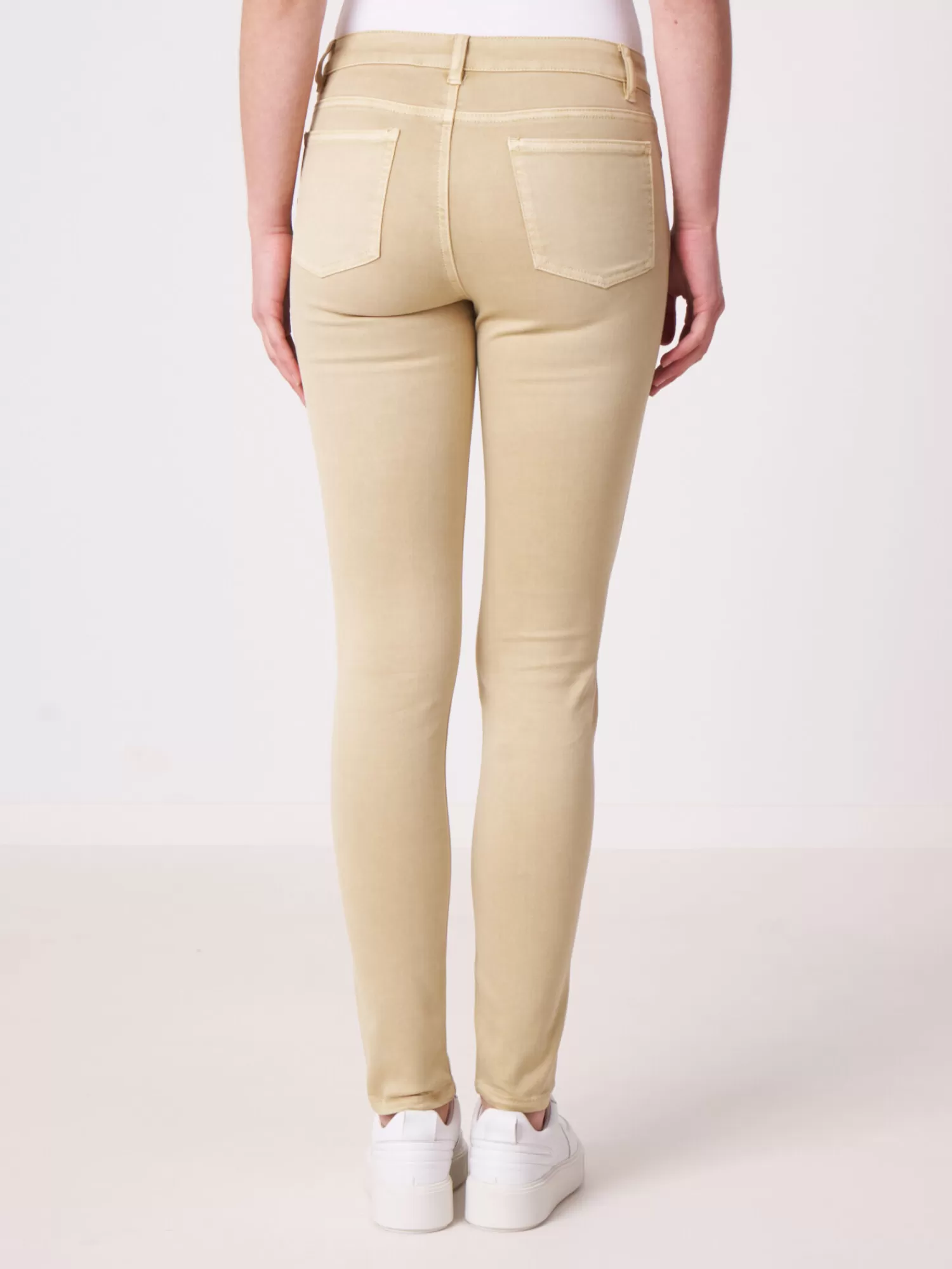 REPEAT cashmere Hosen>Straight-Cut Jeans Mustard