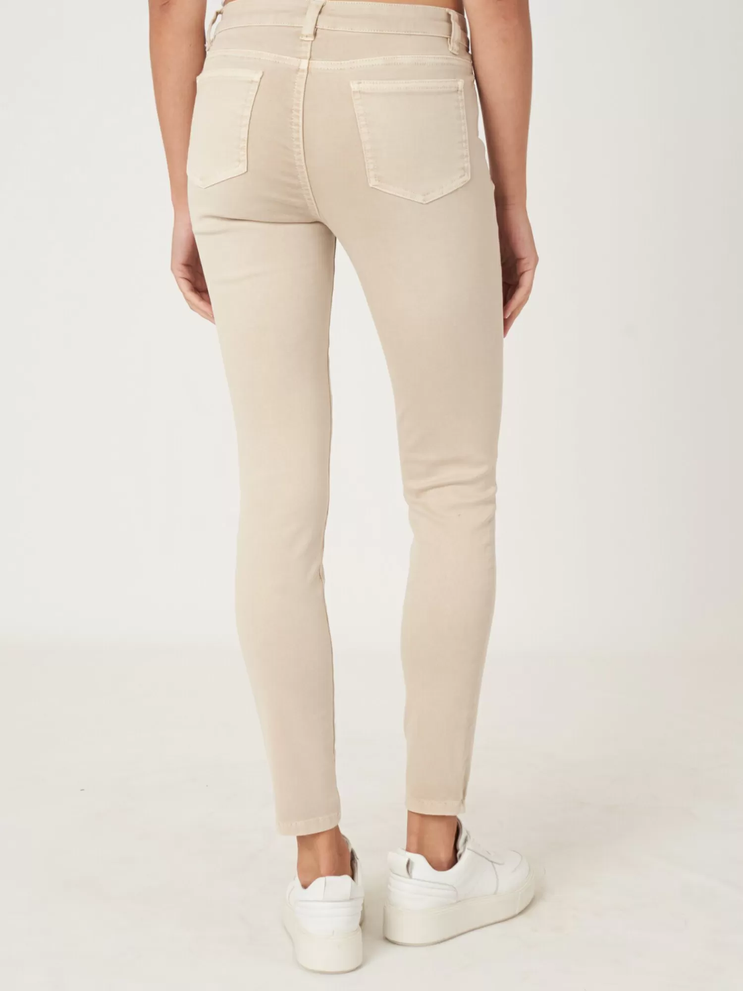 REPEAT cashmere Hosen>Straight-Cut Jeans Linen