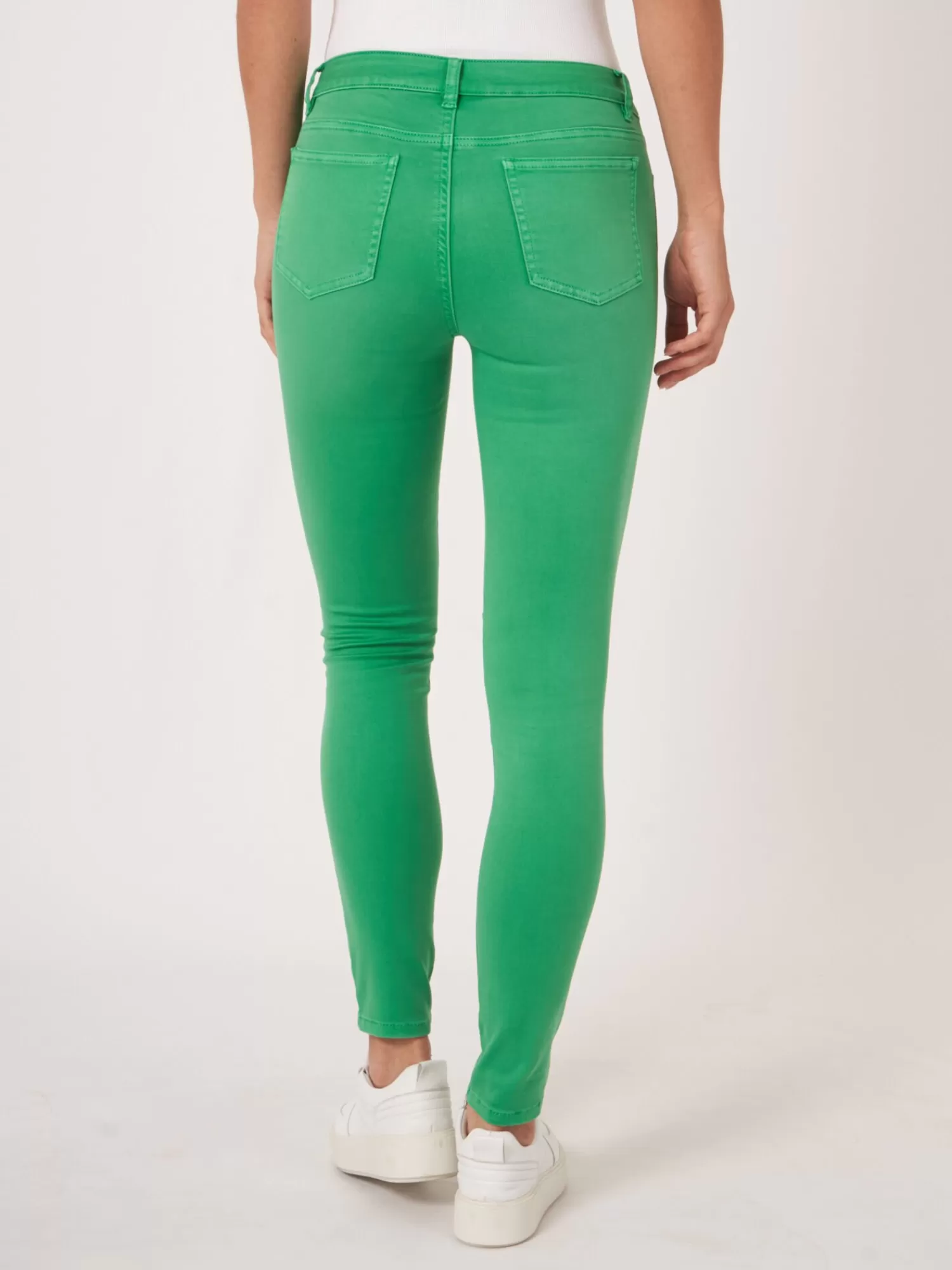 REPEAT cashmere Hosen>Straight-Cut Jeans Green