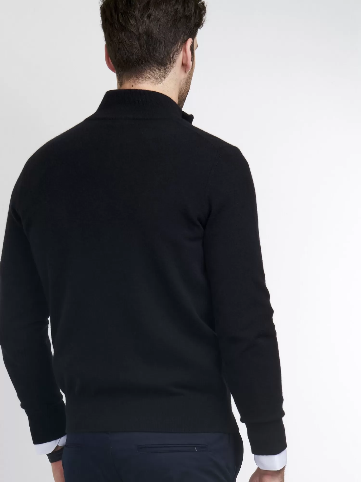 REPEAT cashmere Pullover>Troyer Aus Kaschmir Black