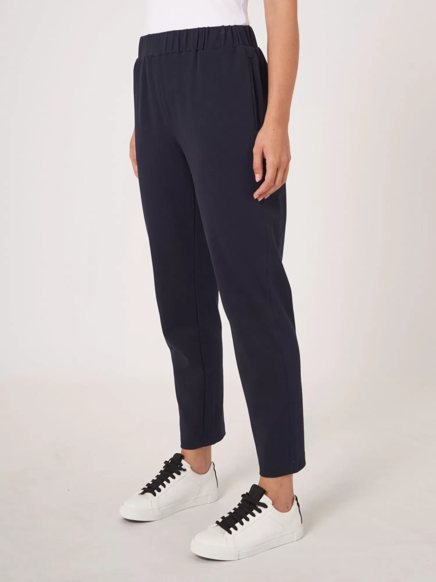 REPEAT cashmere Hosen>Weiche Jogginghose Aus Baumwollmischung Navy