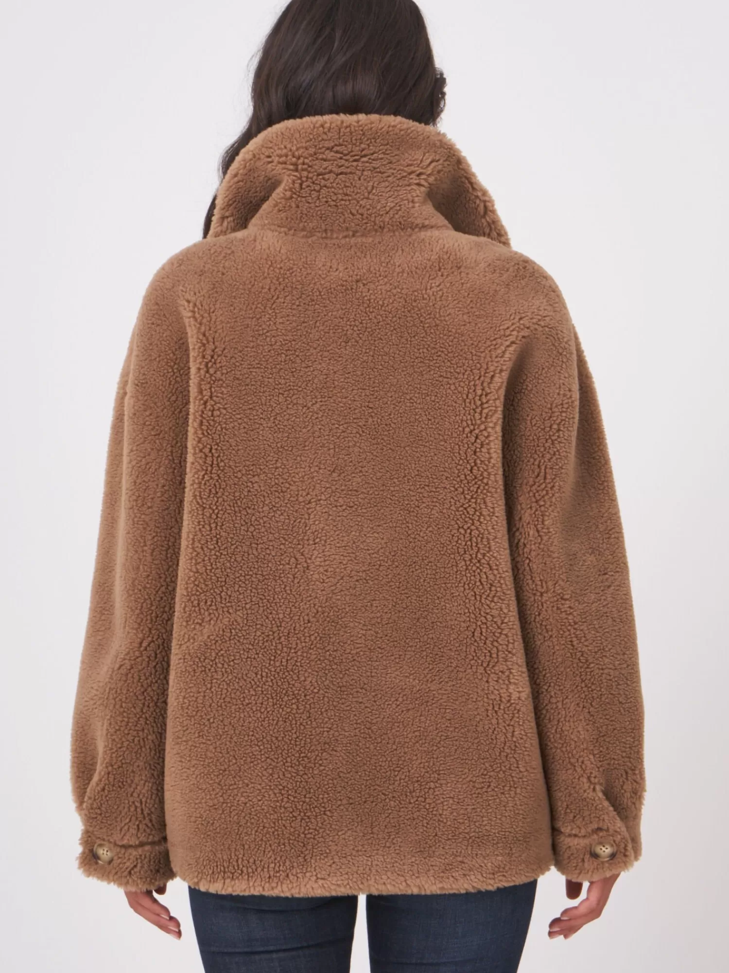 REPEAT cashmere Mäntel>Wendbarer Faux Shearling Mäntel Camel